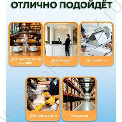 Книга Учёта  96л клетка офсет картон хромер синяя NEW | Фото 3