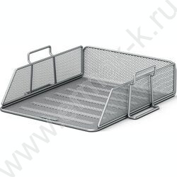 Лоток горизонтальный сетчатый (металл) Steel серебряный | Фото 1