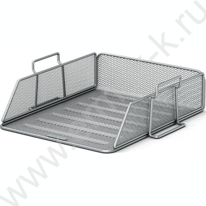Лоток горизонтальный сетчатый (металл) Steel серебряный | Фото 1