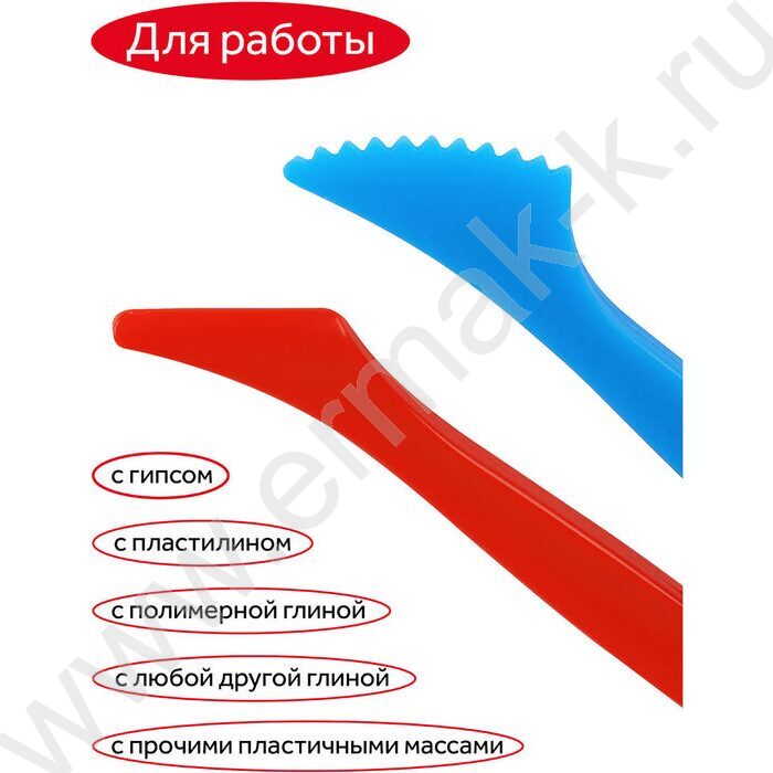 Набор стеков д/пластилина /4шт /пластик, пакет, европодвес NEW | Фото 7