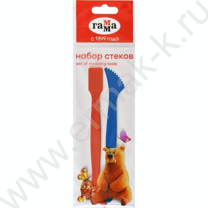 Набор стеков д/пластилина /2шт /пластик, пакет, европодвес NEW | Фото 2