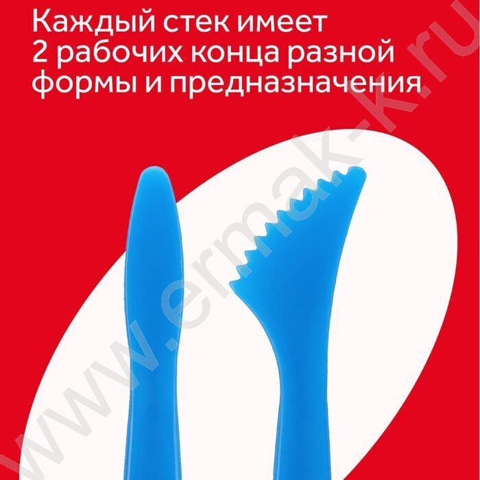 Набор стеков д/пластилина /2шт /пластик, пакет, европодвес NEW | Фото 5