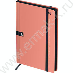 Ежедневник 2027г А5 176л "Monochrome. Apricot" коралловый /7БЦ , soft touch NEW | Фото 1