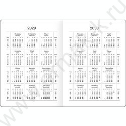 Ежедневник 2027г А6 176л "Monochrome. Black" черный /7БЦ , soft touch NEW | Фото 4
