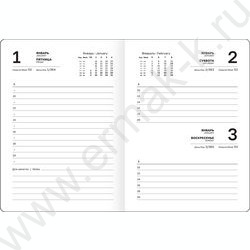 Ежедневник 2027г А6 176л "Monochrome. Black" черный /7БЦ , soft touch NEW | Фото 8