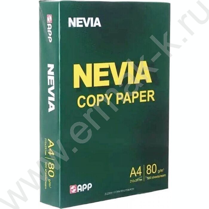 Бумага А4 "NEVIA" 500л 80г/мкв NEW | Фото 2