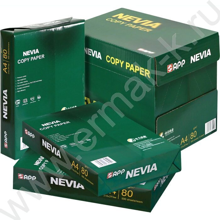 Бумага А4 "NEVIA" 500л 80г/мкв NEW | Фото 4