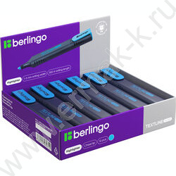 Текстовыделитель 1-5мм., косой "Textline HL500" /голубой NEW | Фото 3
