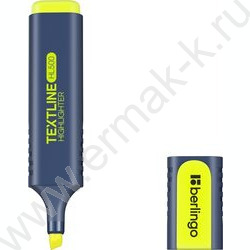 Текстовыделитель 1-5мм., косой "Textline HL500" /желтый NEW | Фото 1