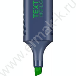Текстовыделитель 1-5мм., косой "Textline HL500" /зеленый NEW | Фото 2