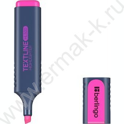 Текстовыделитель 1-5мм., косой "Textline HL500" /розовый NEW | Фото 1