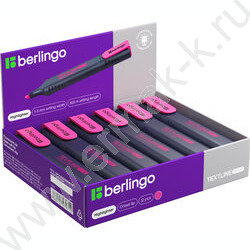 Текстовыделитель 1-5мм., косой "Textline HL500" /розовый NEW | Фото 3