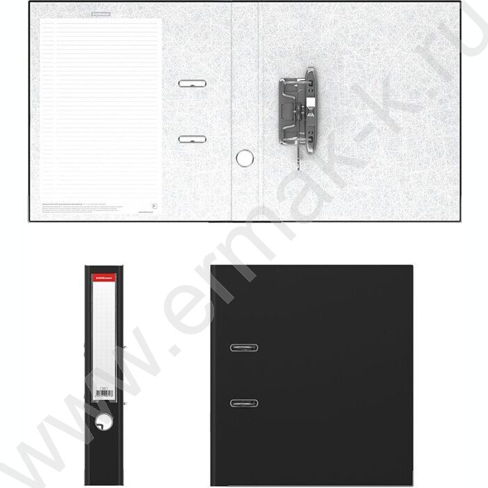 Файл 50мм Бизнес разборный чёрный с карманом | Фото 2