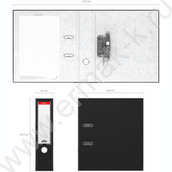 Файл 70мм Бизнес разборный чёрный с карманом | Фото 4