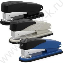 Степлер №24/6  30л метал Half-strip Quadro Classic /2 режима скрепления /ассорти | Фото 1