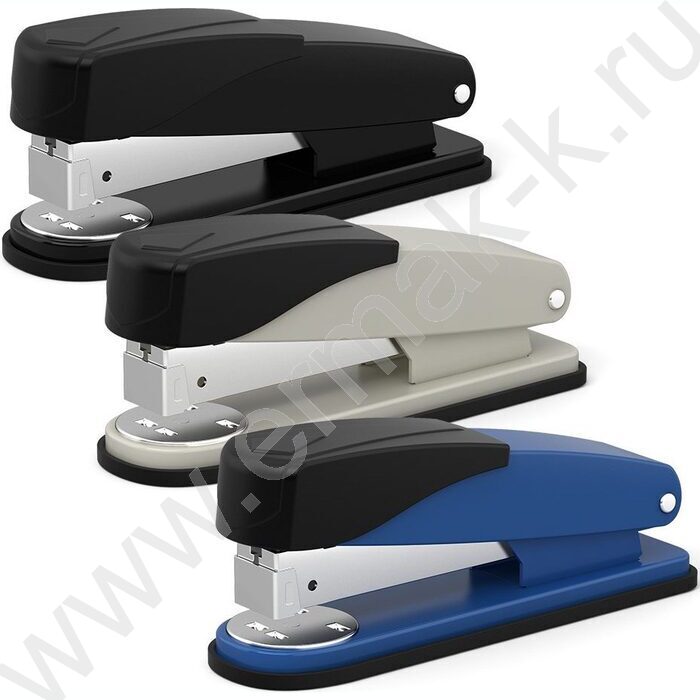 Степлер №24/6  30л метал Half-strip Quadro Classic /2 режима скрепления /ассорти | Фото 1