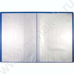 Папка  20 файлов А5 синяя | Фото 2