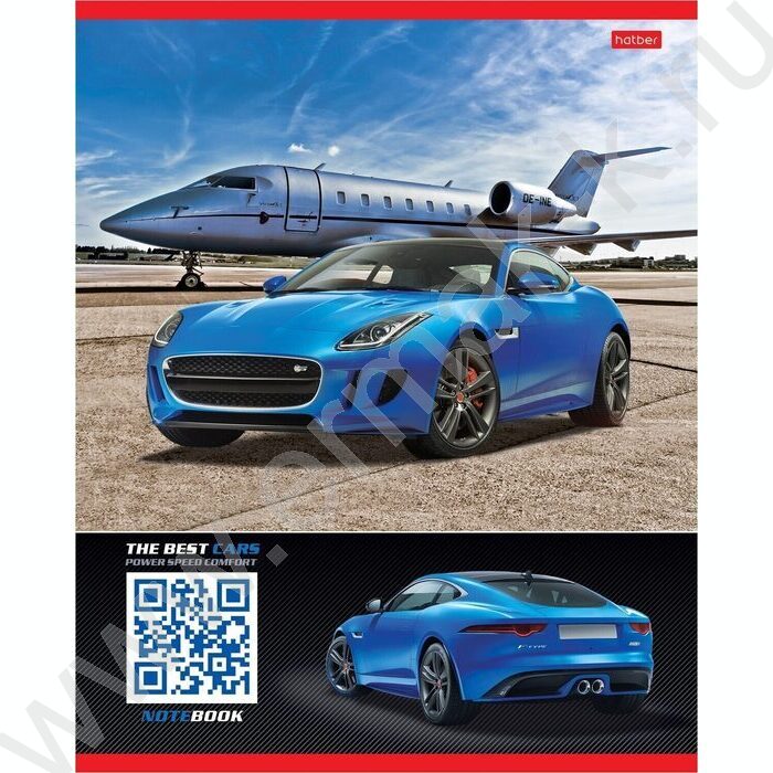 Тетрадь  96л клетка "Авторевю" 5видов | Фото 1