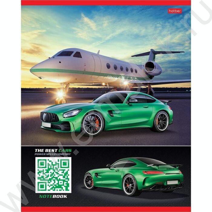 Тетрадь  96л клетка "Авторевю" 5видов | Фото 2