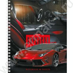 Тетрадь  96л клетка/спираль "Авторевю" | Фото 2