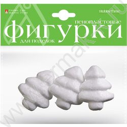 Пенопластовые фигурки Ёлочки   75мм/3шт | Фото 1