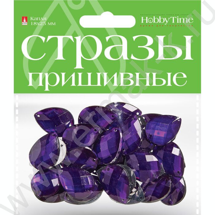 Стразы пришивные Капля 18*25мм 10цв | Фото 2