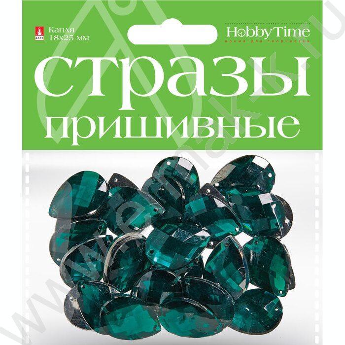 Стразы пришивные Капля 18*25мм 10цв | Фото 4