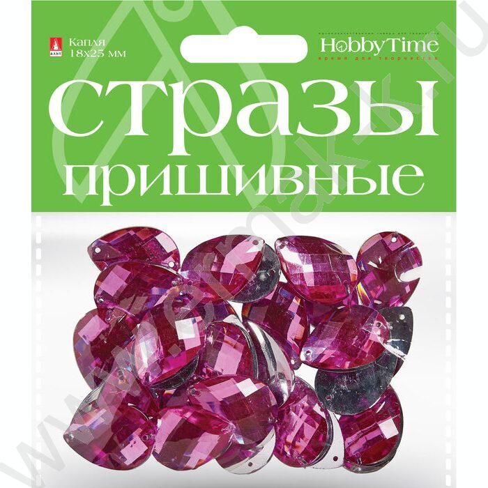 Стразы пришивные Капля 18*25мм 10цв | Фото 5