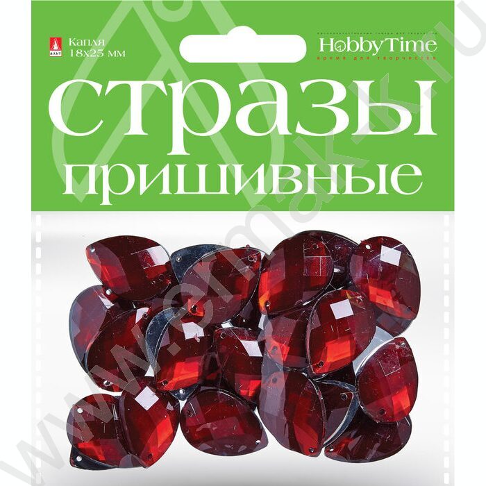 Стразы пришивные Капля 18*25мм 10цв | Фото 8