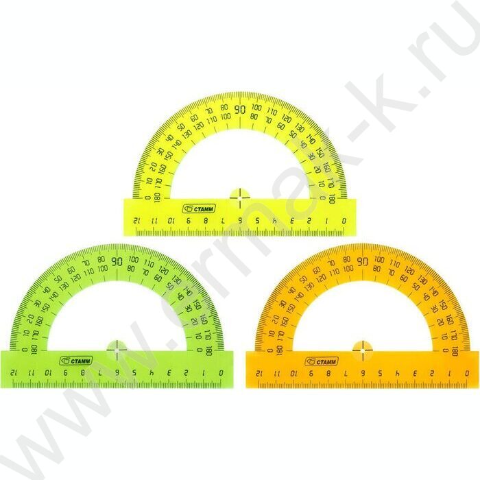 Транспортир 180*12см флюор прозр | Фото 2