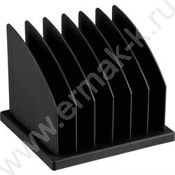 Лоток вертикально-гориз. разборный /черный,210мм/ 6отд. | Фото 1