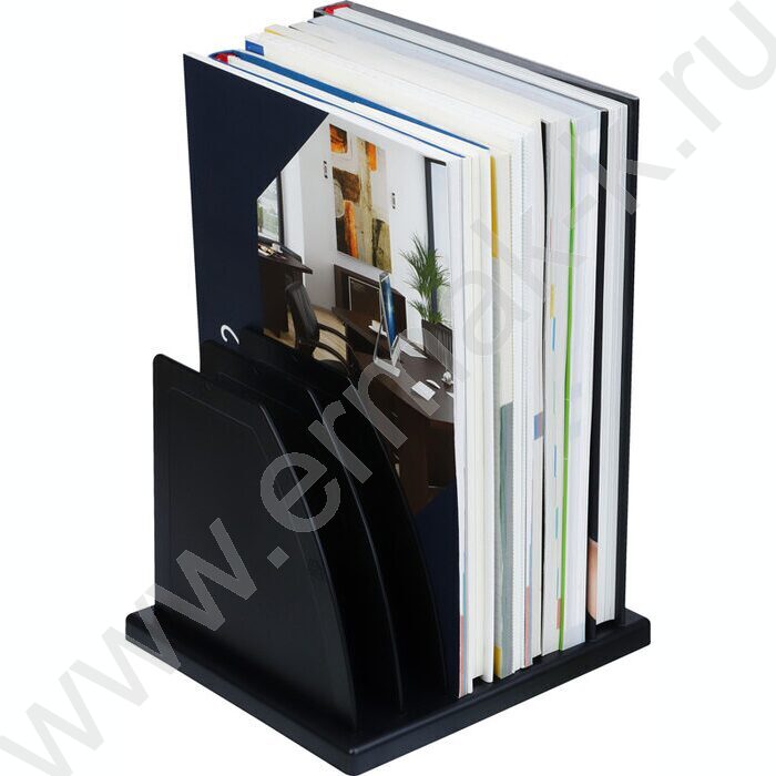 Лоток вертикально-гориз. разборный /черный,210мм/ 6отд. | Фото 6