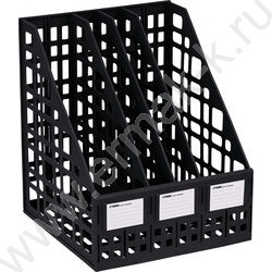 Лоток вертикальный разборный /чёрный,250мм/ 4отд. | Фото 1