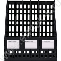 Лоток вертикальный разборный /чёрный,250мм/ 4отд. | Фото 2