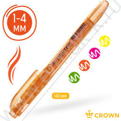 Текстовыделитель /набор  4цв/ 1-4мм косой "Multi Hi-Lighter Aroma" аромат. /чехол с европодвесом     | Фото 3