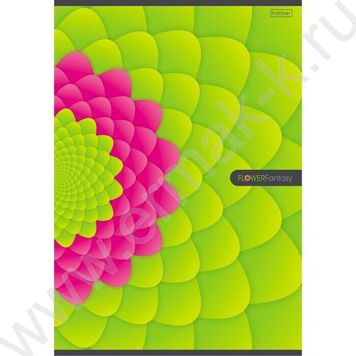 Тетрадь  96л А4 клетка "FlowerFantasy" | Фото 1