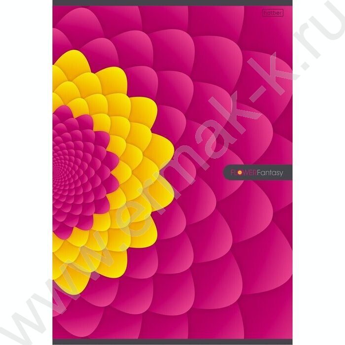 Тетрадь  96л А4 клетка "FlowerFantasy" | Фото 2