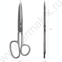 Ножницы 18см Ferro металл/блистер,европодвес | Фото 4