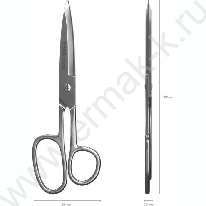 Ножницы 18см Ferro металл/блистер,европодвес | Фото 4