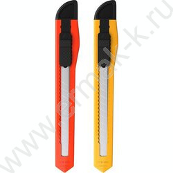 Нож канцелярский  9мм EasyCut ассорти /европодвес | Фото 1