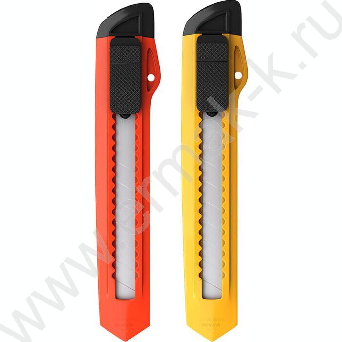 Нож канцелярский 18мм EasyCut ассорти /европодвес | Фото 1