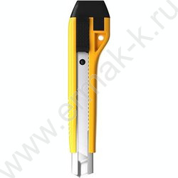 Нож канцелярский 18мм Universal жёлтый блистер,европодвес | Фото 1