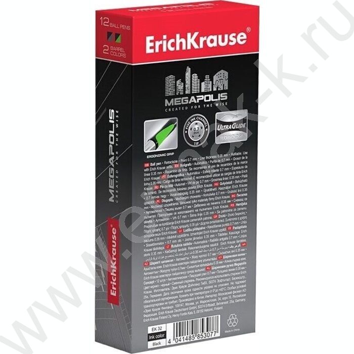 Ручка шар авт MEGAPOLIS Matic&Grip 0,7мм,черная /корпус-черный | Фото 3