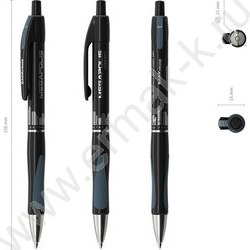 Ручка шар авт MEGAPOLIS Matic&Grip 0,7мм,черная /корпус-черный | Фото 4