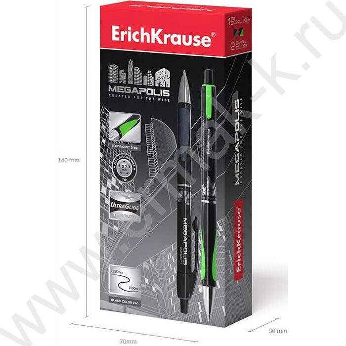 Ручка шар авт MEGAPOLIS Matic&Grip 0,7мм,черная /корпус-черный | Фото 5