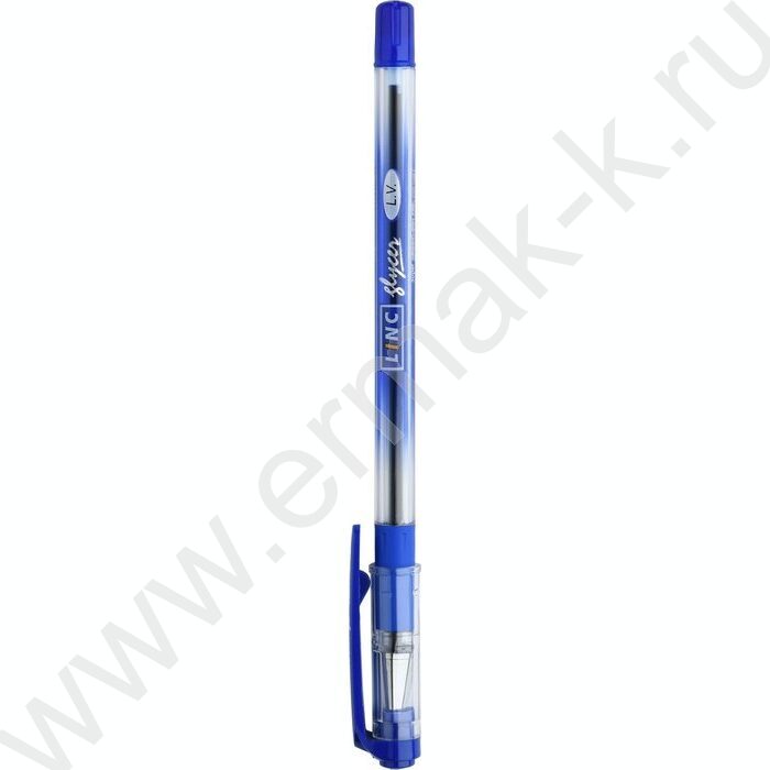 Ручка шар Glycer синяя 0,7мм /резин.держатель/ | Фото 3