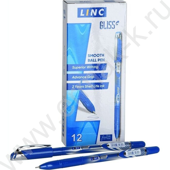 Ручка шар Gliss синяя 0,7мм | Фото 5