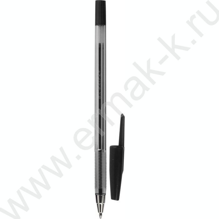 Ручка шар Beifa черная 0,5мм метал.наконечник | Фото 1