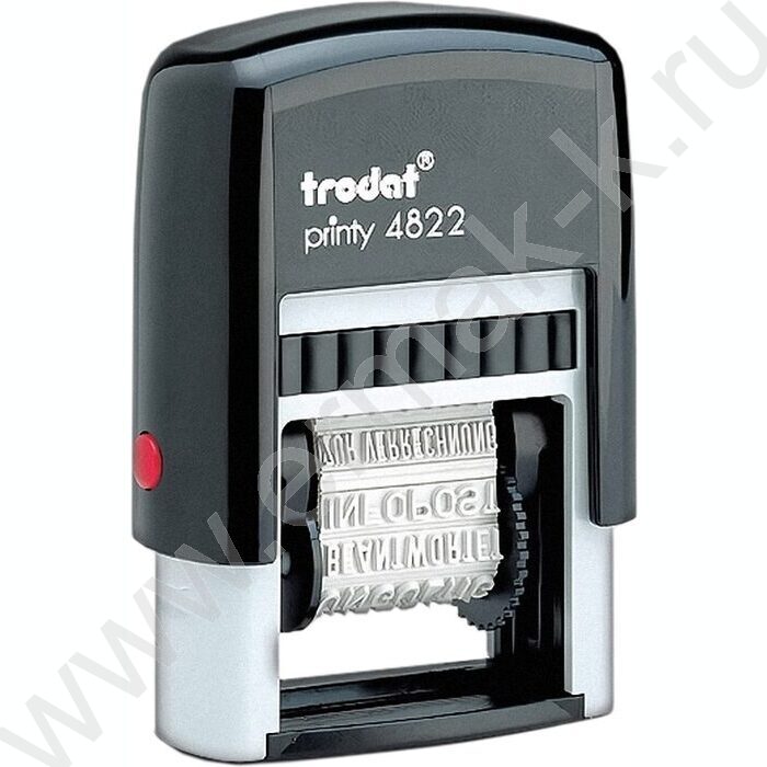 Штамп автомат 4мм 12 бухг.терминами,пластик | Фото 1