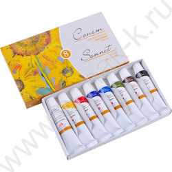 Краски масляные  8цв 10мл "Сонет" | Фото 1